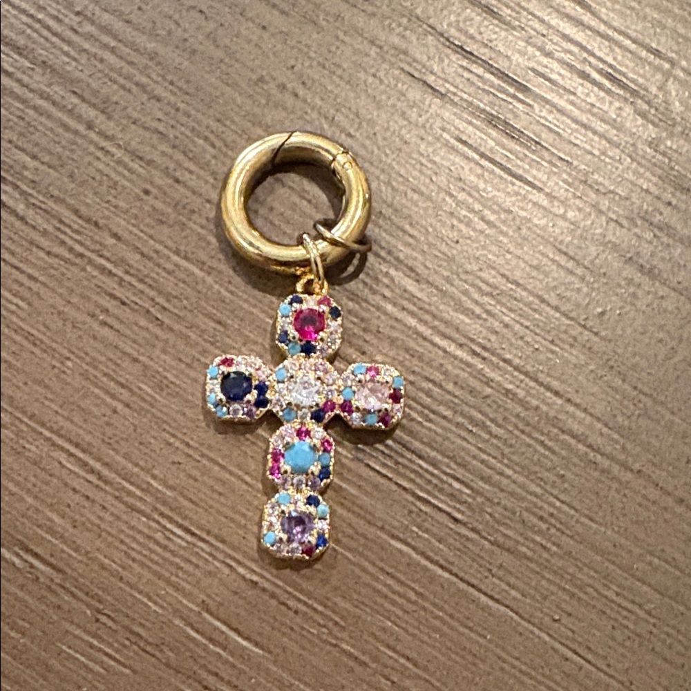 Plunder Multicolor Cross Pendant